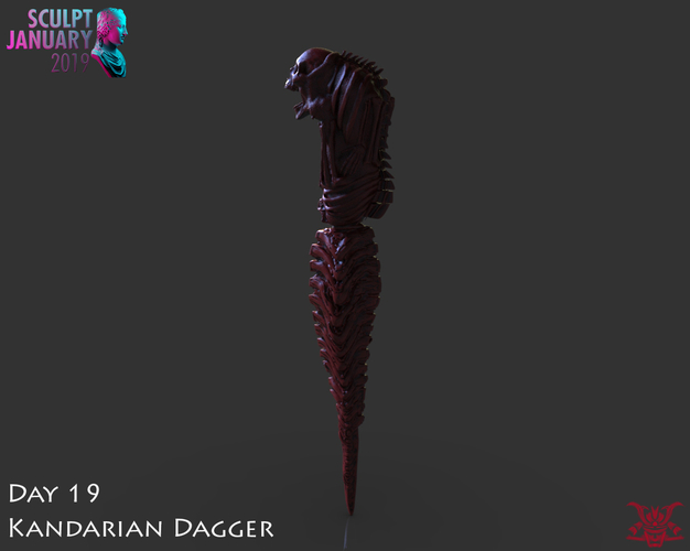 The Kandarian Dagger 3D Print 228006