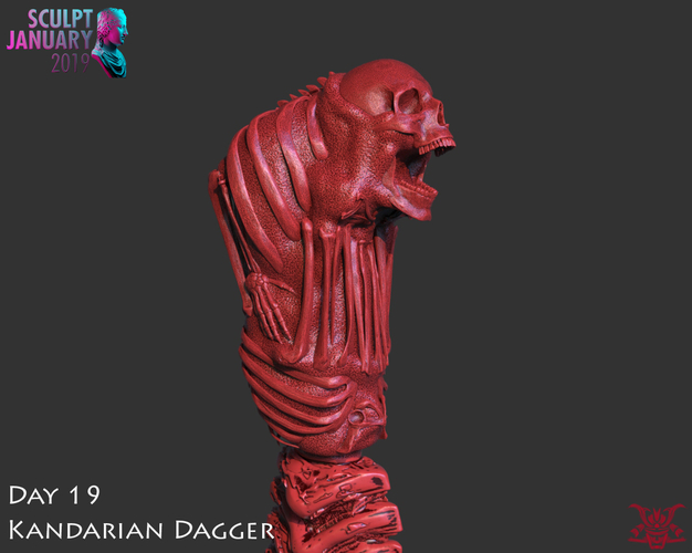 The Kandarian Dagger 3D Print 228007