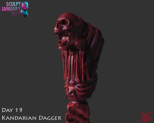 The Kandarian Dagger 3D Print 228009