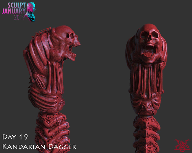 The Kandarian Dagger 3D Print 228011