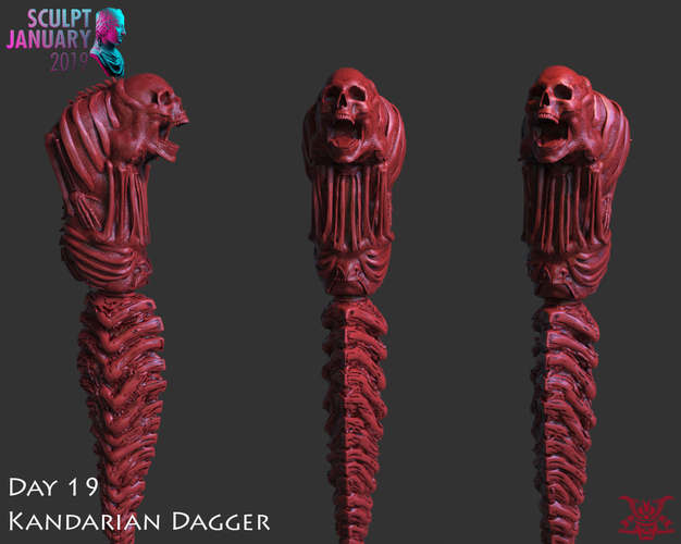 The Kandarian Dagger 3D Print 228012