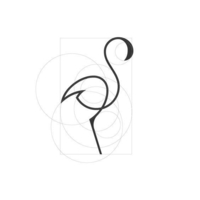 Flamingo circles pendant - Thumbnail 1