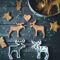 Moose- сookie cutters- 60 and 95mm (or 2,36" and 3,74") (Free) - Thumbnail 1