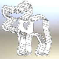 Moose- сookie cutters- 60 and 95mm (or 2,36" and 3,74") (Free) - Thumbnail 6