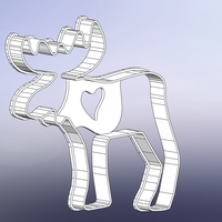 Moose- сookie cutters- 60 and 95mm (or 2,36" and 3,74") (Free) - Thumbnail 8