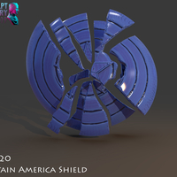 Captain America Shield 3 Versions - Thumbnail 1