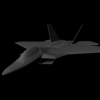Small F-22 Raptor 3D Printing 22821