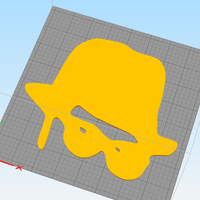 Men in black wall decoration - Thumbnail 1