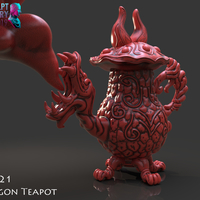 Dragon Tea Pot Cannon - Thumbnail 3