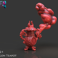 Dragon Tea Pot Cannon - Thumbnail 5