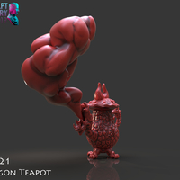 Dragon Tea Pot Cannon - Thumbnail 8