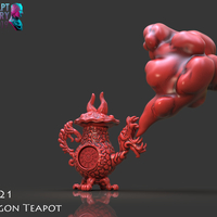 Dragon Tea Pot Cannon - Thumbnail 9