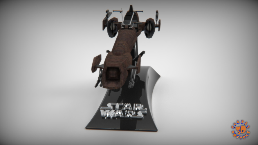Star Wars - Clone Wars Barc Speeder 3D Print 228281