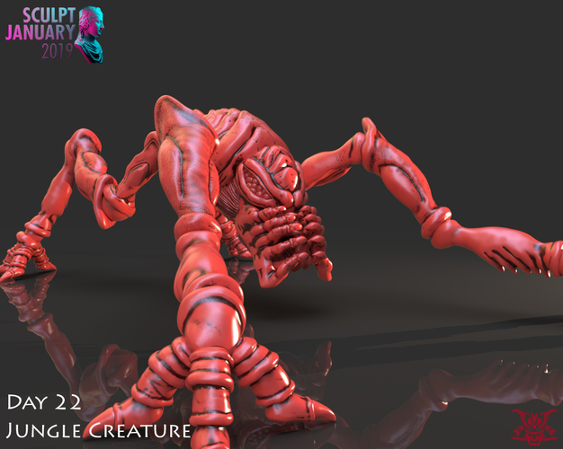 Space Insect Creature 3D Print 228292