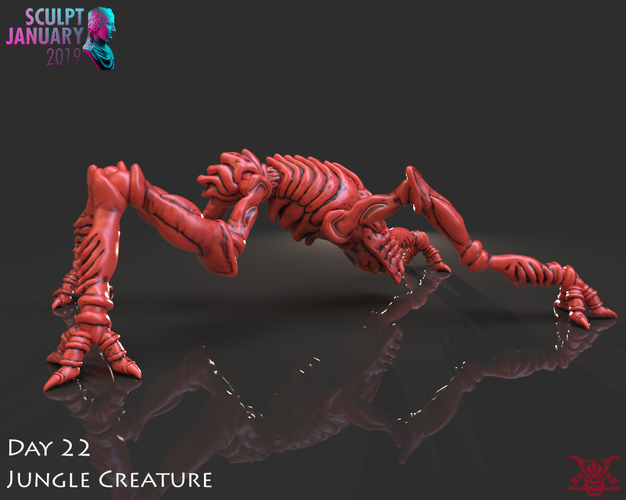 Space Insect Creature 3D Print 228294