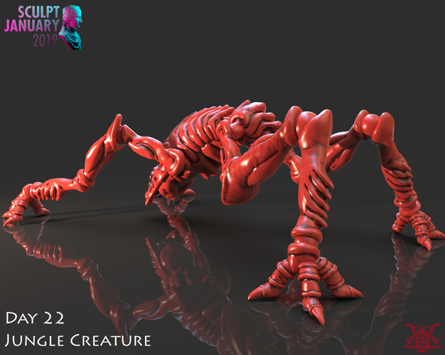 Space Insect Creature 3D Print 228296