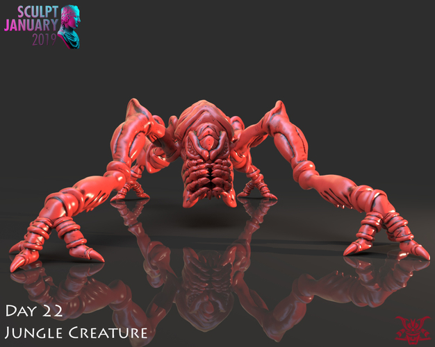 Space Insect Creature 3D Print 228298