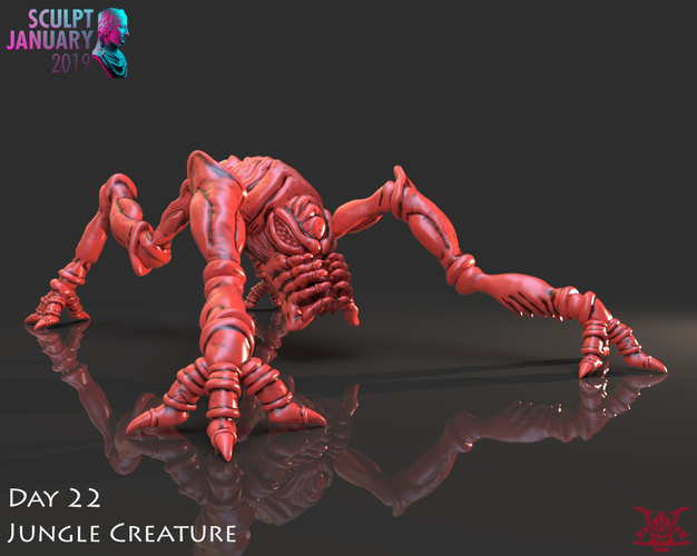 Space Insect Creature 3D Print 228299