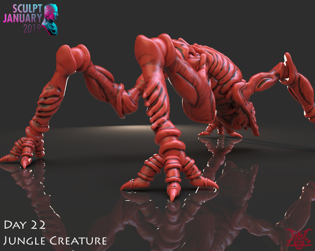 Space Insect Creature 3D Print 228301