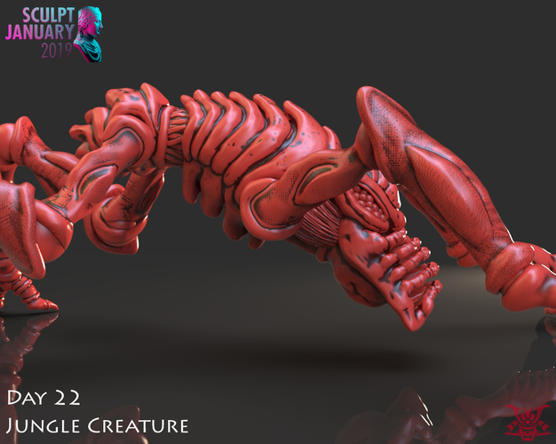 Space Insect Creature 3D Print 228302