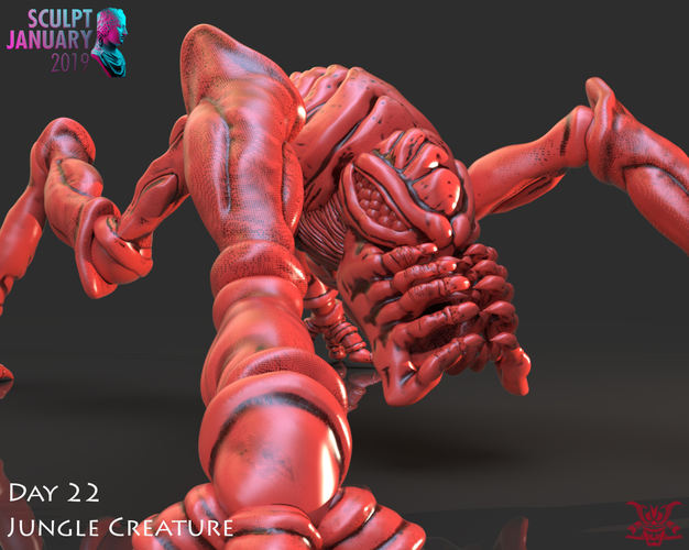 Space Insect Creature 3D Print 228304
