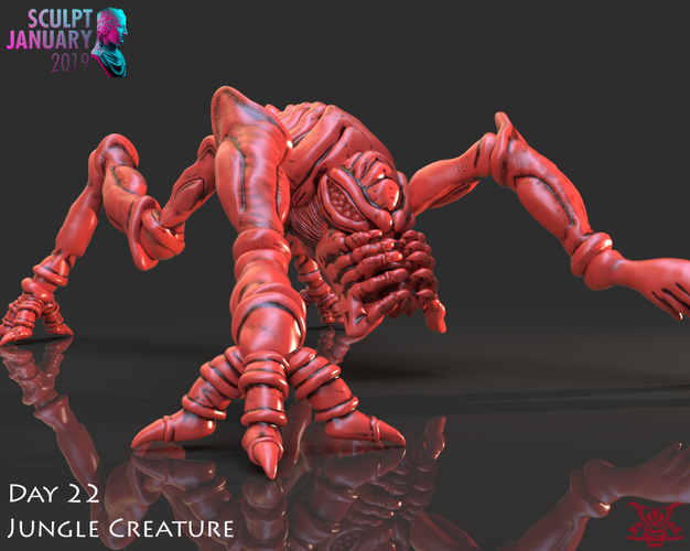 Space Insect Creature 3D Print 228305