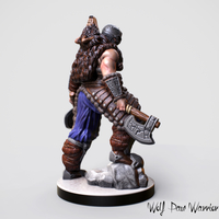 Nordic Warrior Miniature - Thumbnail 4