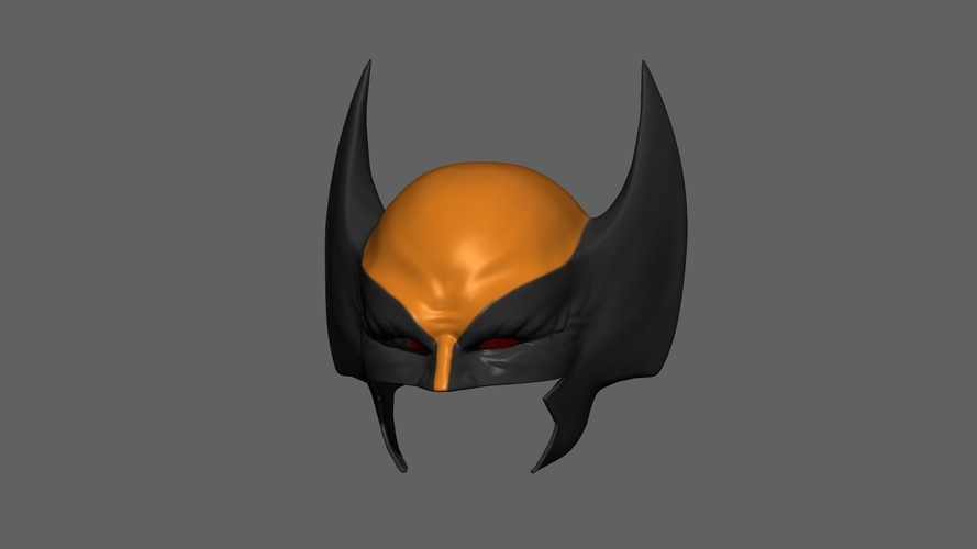 Wolverine Mask - Helmet For Cosplay from Marvel Scale 1:1 3D Print 228386