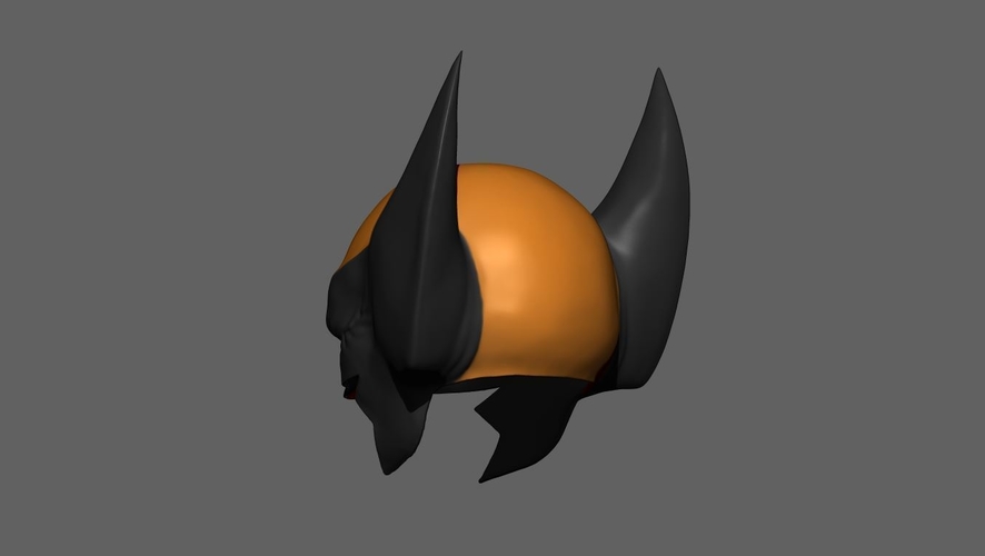 Wolverine Mask - Helmet For Cosplay from Marvel Scale 1:1 3D Print 228388