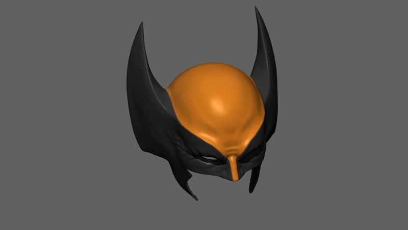 Wolverine Mask - Helmet For Cosplay from Marvel Scale 1:1 - Pinshape