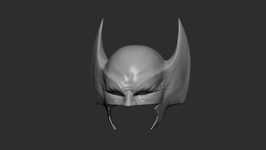 Wolverine Mask - Helmet For Cosplay from Marvel Scale 1:1 3D Print 228390