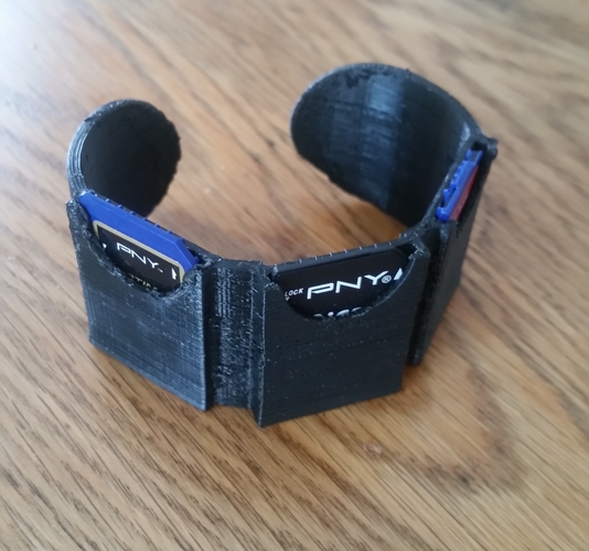 SD Card Bracelet 3D Print 228416