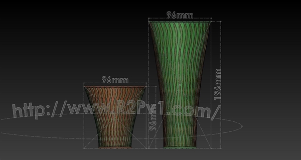 Vase #452 & Vase #453