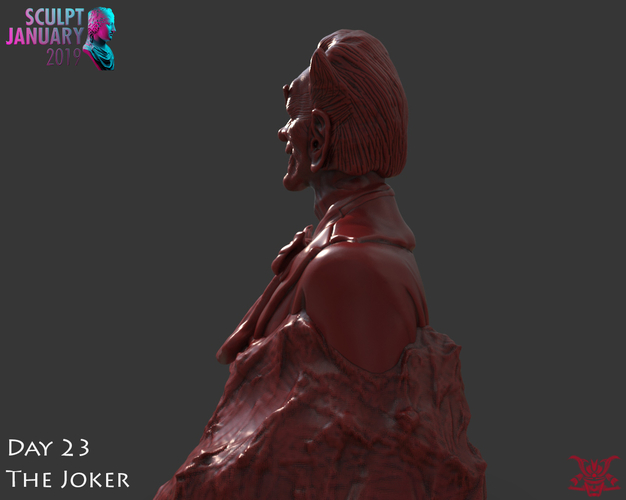 Bust of The Joker 3D Print 228438