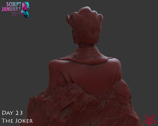 Bust of The Joker 3D Print 228439