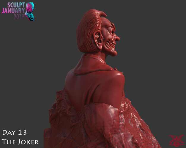 Bust of The Joker 3D Print 228440