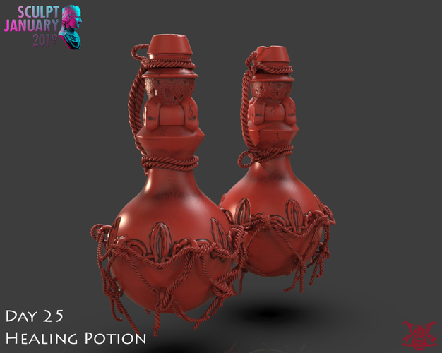 Healing Potion 3D Print 228472