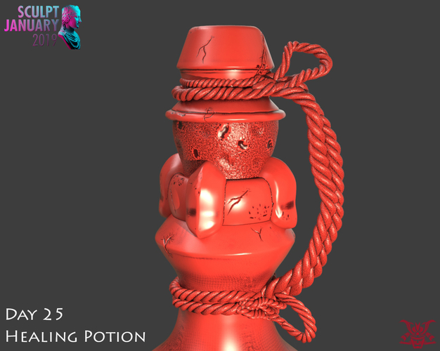 Healing Potion 3D Print 228473
