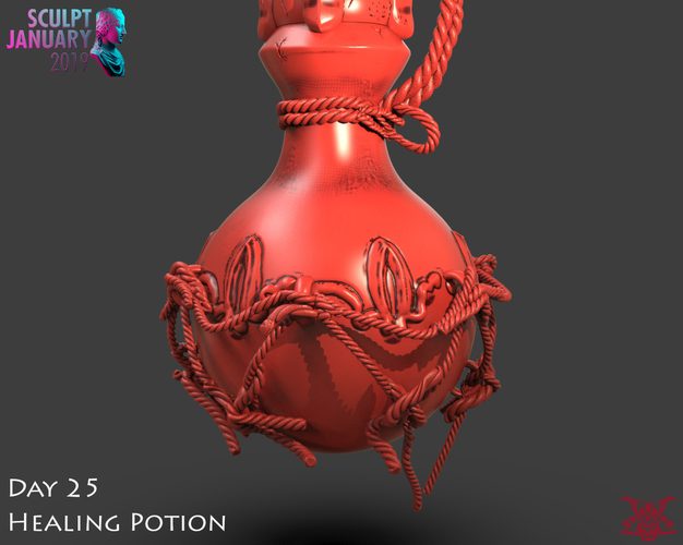 Healing Potion 3D Print 228474