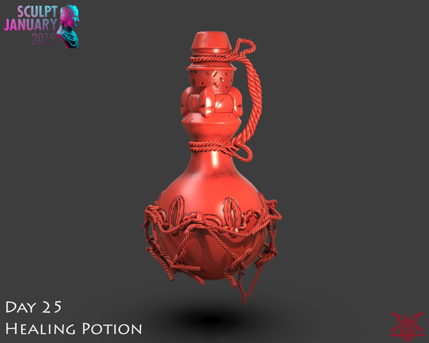 Healing Potion 3D Print 228475