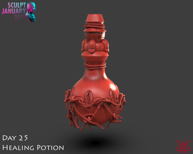 Healing Potion 3D Print 228476