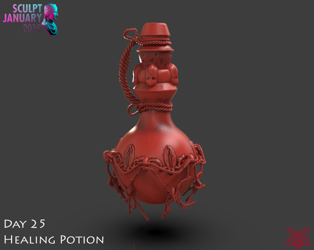 Healing Potion 3D Print 228477