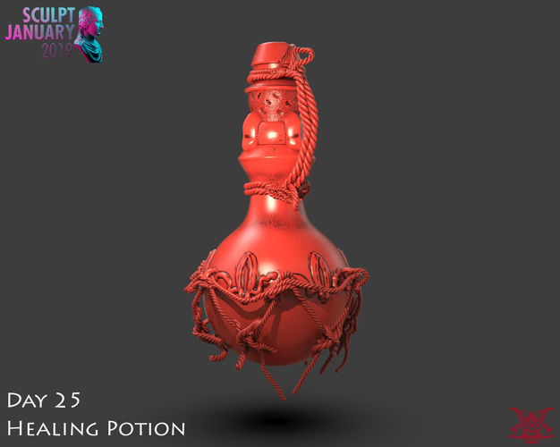 Healing Potion 3D Print 228479