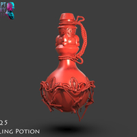 Small Healing Potion 3D Printing 228480