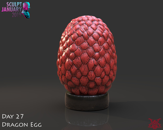 Dragon Egg 3D Print 228544
