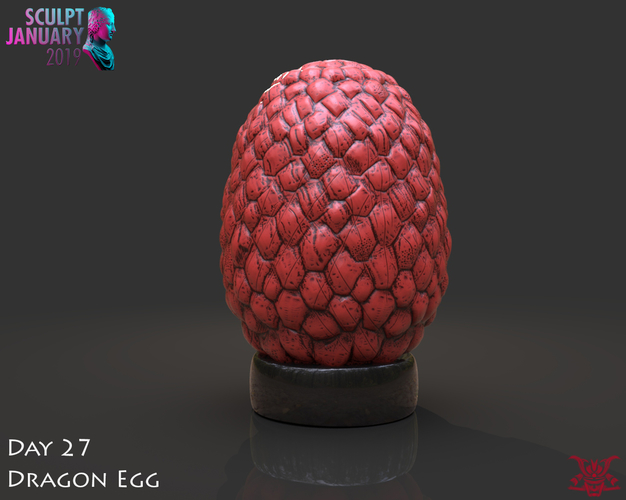 Dragon Egg 3D Print 228545