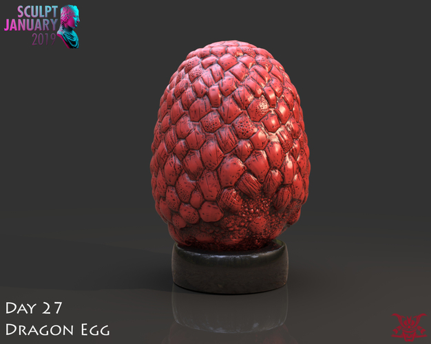 Dragon Egg 3D Print 228547