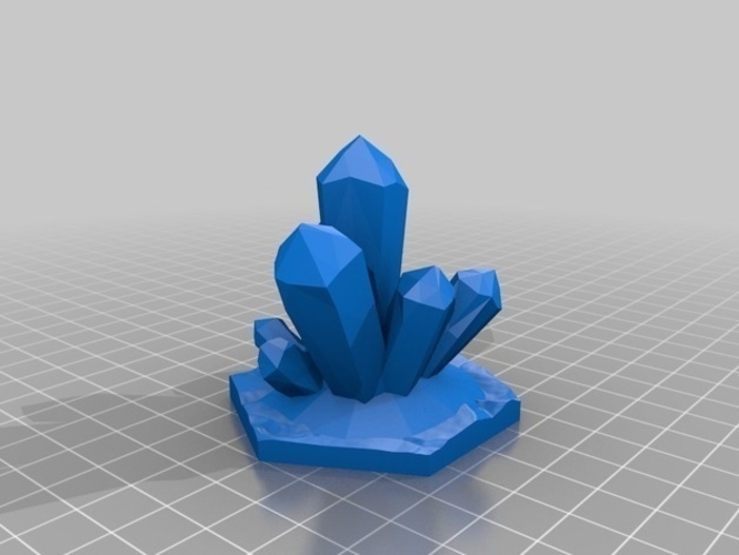 Warhammer Underworlds - Crystal Cluster Obstruction Terrain 3D Print 228563