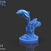 Small Dolphin Sculpture 3D Printing 228573
