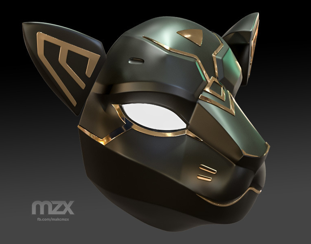 Ana Bastet Mask 3D Print 228575